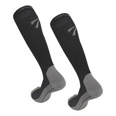 Cerasports 運動用及膝小腿壓力襪 弱壓 15~20mmHg, 黑色