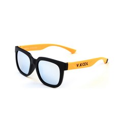 VKOOL 偏光眼鏡 VK-2001-7 + 手動夾, 銀黃色