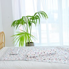 아띠블랑 신생아용 인견 베개커버 2p + 속통 + 블랭킷 + 바디필로우 + 패드 꿀잠 세트, 코알라비치