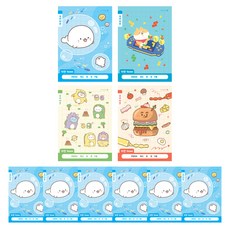 morning glory 小學1-2 10格語文筆記本, A(隨機出貨), 10個