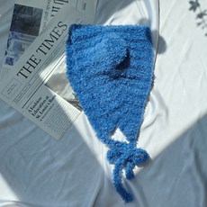 Hans帽子 女款冬季小熊護耳針織圍巾