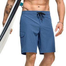 tesla 男士泳褲 沙灘褲 短褲 TM-MSB31, 靛藍色_GBU