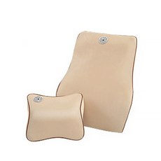 Deco Tree 高品質面料舒適靠墊+頸部支撐, 淺褐色