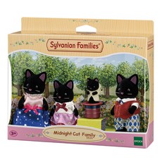 Sylvanian Family 午夜貓家族公仔 5530, 1組