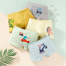 男童款四角平口內褲 5件組