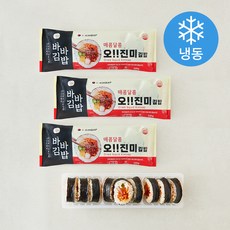 올곧 바바김밥 오!! 진미김밥 (냉동), 240g, 3개