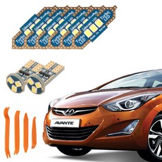 CARTEM 車用 Luna LED 室內燈+拆卸工具 全套, Hyundai The New Avante MD 2013年 8月~2015年 8月, 1套