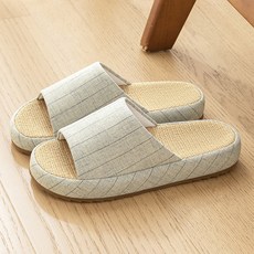 아리코 발편한 스트라이프 거실화, 쉐도우화이트, 1개