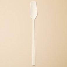 이지실리 스퀘어 실리콘 다용도 티 버터 잼스푼, 화이트, 1개