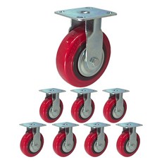 MASTER. S DS 30系列 中型腳輪 DS 3060 PVP(R)-R, 8個