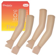 Doobalro 防紫外線 Shellon 高爾夫涼感袖套 手背覆蓋款 2入, 單一顏色, 2套