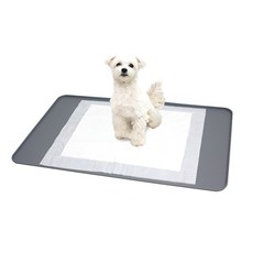 SJ 寵物防滑矽膠尿布墊, 銀色, 1組