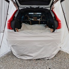 IDOOGEN 車宿帳篷保險桿保護套 汽車後車廂相容 單層, 淺灰色, 無限制