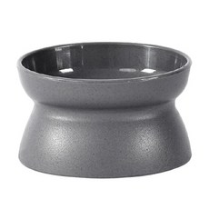 반려동물 모던 펫 볼 식기, 블랙, 1개