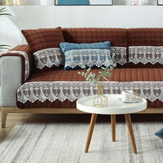 Market A 絎縫蕾絲縫製沙發墊