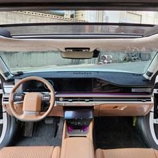 madline 絲絨防滑儀表板避光墊, The All-New Grandeur GN7 22年式 12月~ 無HUD / 有中置喇叭, 黑色