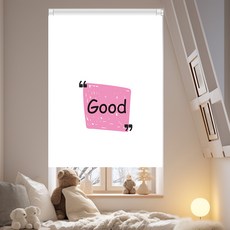 끌래망스 감성 일러스트 실사 롤스크린 암막원단