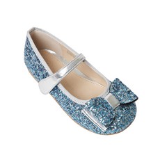 Baby's Breath 女童亮片蝴蝶結娃娃鞋