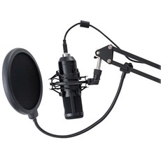 nutz 供USB電容器YouTube廣播使用的麥克風黑色, UM-100