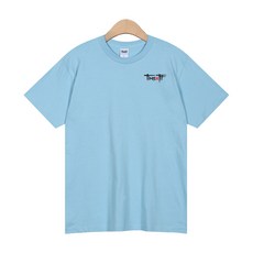 팀스핏 남녀공용 18수 프린팅 반팔 티셔츠