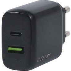 인사이디 2포트 듀얼 PPS QC PD3.0 C타입 USB 멀티 어댑터 초고속 충전기 IPC-25W, 혼합색상, 1개