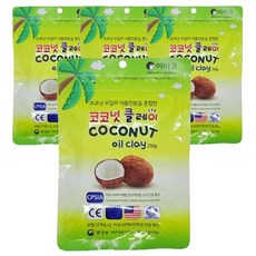 이야코 코코넛 오일 유토 유아용 클레이 4p, 250g