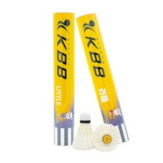 KBB 羽毛球 12入, 白色的, 1個