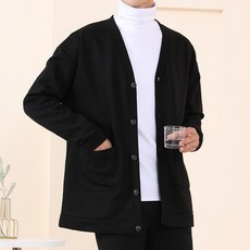 TENCLO 男女通用 Oversize 大尺碼 刷毛 棉質開襟衫