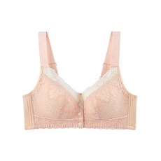 自然雙層蕾絲無鋼圈哺乳內衣