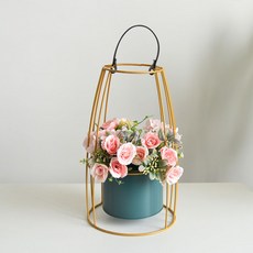 JHCompany現代燈籠框架花盆, 混色