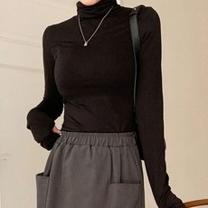 슈가펀 여성용 그렌트 워머 폴라 티셔츠