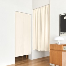 CASAMARU Pola 遮蔽窗簾 開衩型 + 附伸縮桿, 米色