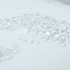 史萊姆工藝無孔珠子 6mm, 透明, 500g, 1個