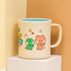LiLFANT 兒童用 LINE FRIENDS minini Kiyo 雙色手把杯 L, 1個