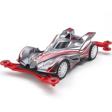 TAMIYA 田宮 鐵喙 VZ 底盤 迷你四驅車 18098, 灰色+紅色, 1個