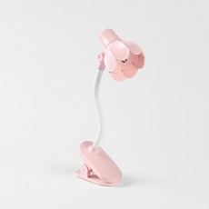 메이크마인 미니 led 집게 스탠드 LD10D, 핑크