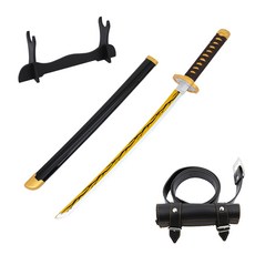 DAEHAN 鬼滅之刃角色扮演道具劍 KAL-M06 M號+腰帶 KAL-BT01, 黑色的