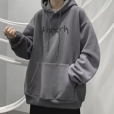 JTL 男款鯊魚寬鬆版型長袖連帽運動衫