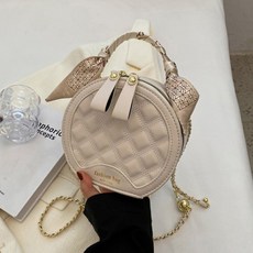 연이랜드 스카프 핸들 체인 크로스백