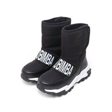 Bimbo Bimba 孩童文字印花內刷毛長靴