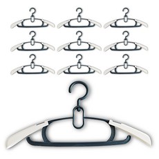 itgom 兒童用防滑衣架, 海軍藍, 10個