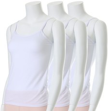 캐리루시 여성용 스판끈런닝 3p