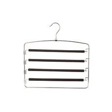 aryko 4層防滑褲架, 黑色, 1個