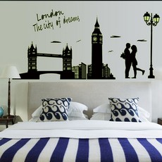 WE CHAMP 世界城市景觀夜光壁貼 WTB-736, 倫敦