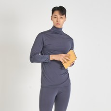 [韓國製造]A-ONE 男士刷毛高領內衣上下套裝 88007