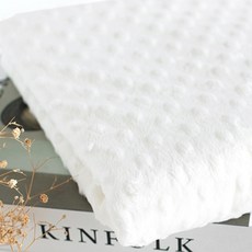 7 種柔軟超細纖維照片卡壓花, 白色, 1個