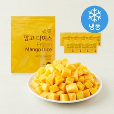 웰프레쉬 베트남산 망고다이스 (냉동), 10개, 1kg
