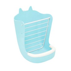 깜찍한 토끼 건초 사료통 TYPE01, 블루, 1개