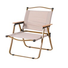 Saenggak Narae 露營用品 輕量 便攜式 推薦 椅子 M, 卡其色, 1個