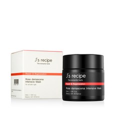 J's recipe 塗抹式大馬士革玫瑰滋養面膜 50ml, 1件, 1個